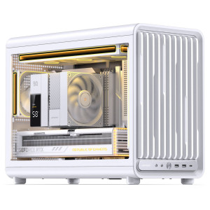Jonsbo D33 STD PC Case, Mini Case, mATX, Tempered Glass - white