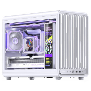 Jonsbo D33 STD PC Case, Mini Case, mATX, Tempered Glass - white