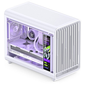 Jonsbo D33 STD PC Case, Mini Case, mATX, Tempered Glass - white