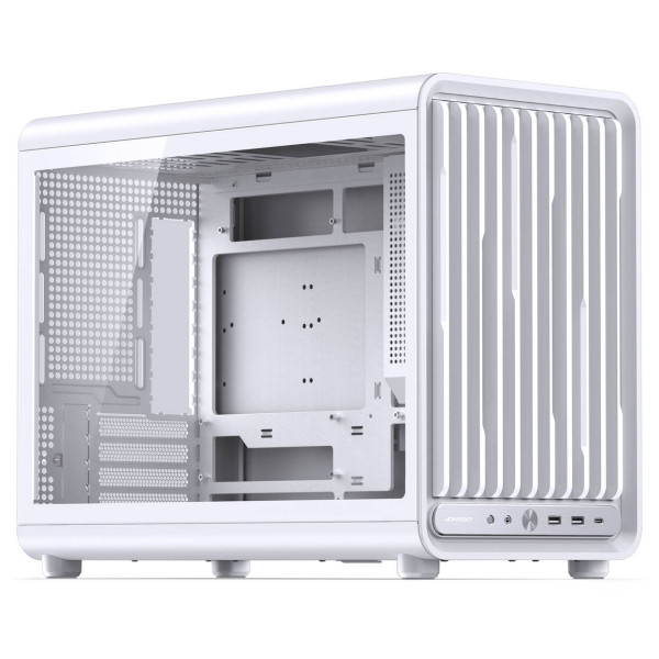 Jonsbo D33 STD PC Case, Mini Case, mATX, Tempered Glass – white
