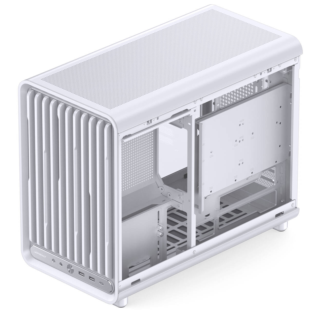 Jonsbo D33 STD PC Case, Mini Case, mATX, Tempered Glass - white