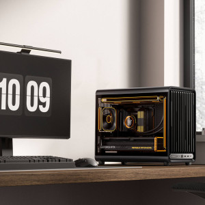 Jonsbo D33 STD PC Case, Mini Case, mATX, Tempered Glass - black