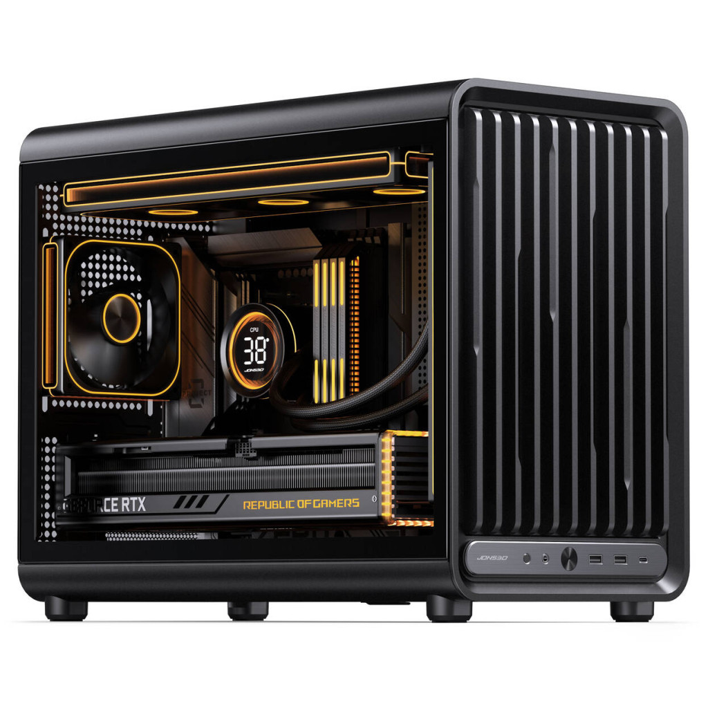 Jonsbo D33 STD PC Case, Mini Case, mATX, Tempered Glass - black