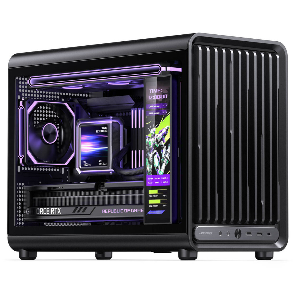 Jonsbo D33 STD PC Case, Mini Case, mATX, Tempered Glass - black
