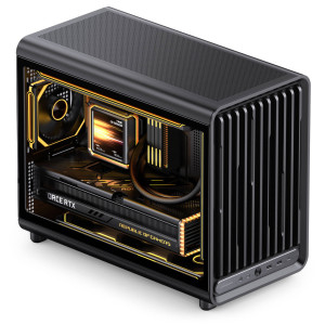 Jonsbo D33 STD PC Case, Mini Case, mATX, Tempered Glass - black