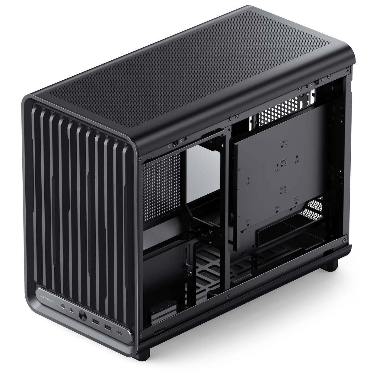 Jonsbo D33 STD PC Case, Mini Case, mATX, Tempered Glass - black