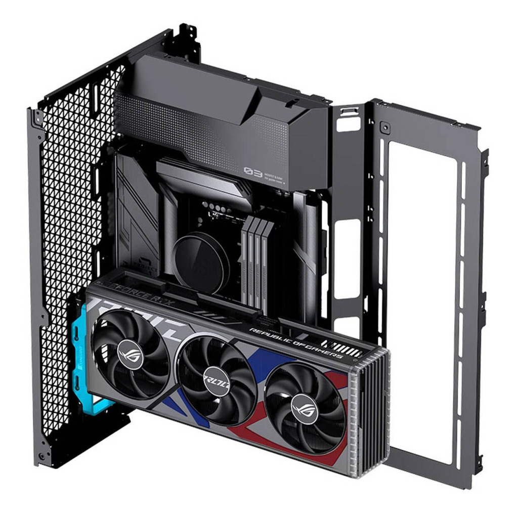 Jonsbo A50 vertical graphics card holder, PCIe 5.0 Riser cable, 175mm - grey