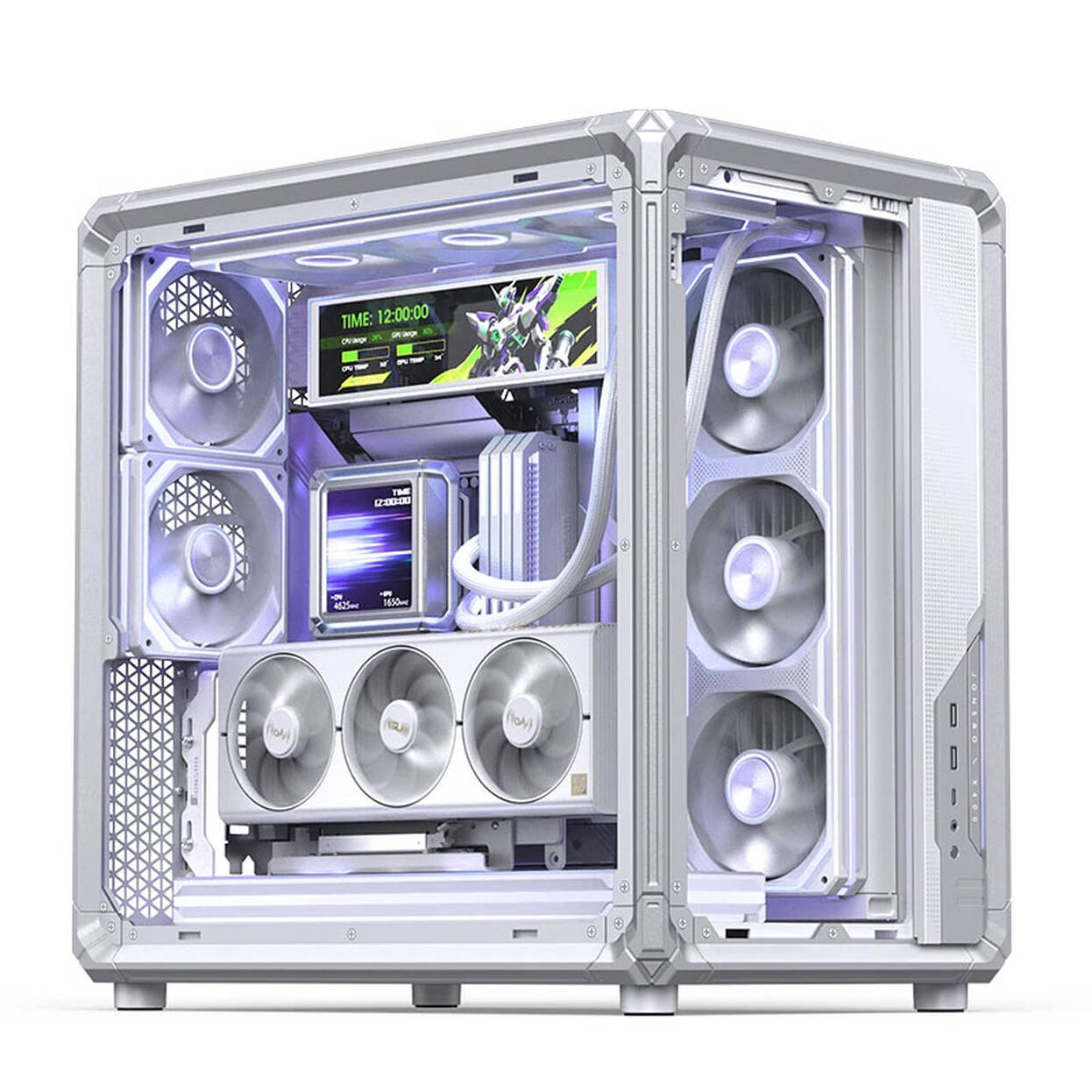 Jonsbo A50 vertical graphics card holder, PCIe 5.0 cable, 175mm - white