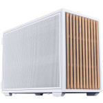 Lian Li DAN Cases B4 Wood Edition PC Case, Micro-ATX - Beech, White