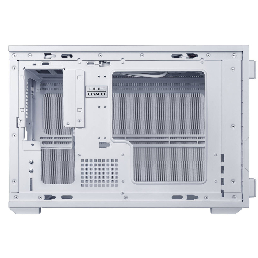Lian Li DAN Cases B4 Wood Edition PC Case, Micro-ATX - Beech, White