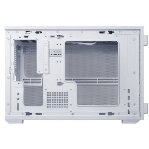 Lian Li DAN Cases B4 Wood Edition PC Case, Micro-ATX - Beech, White