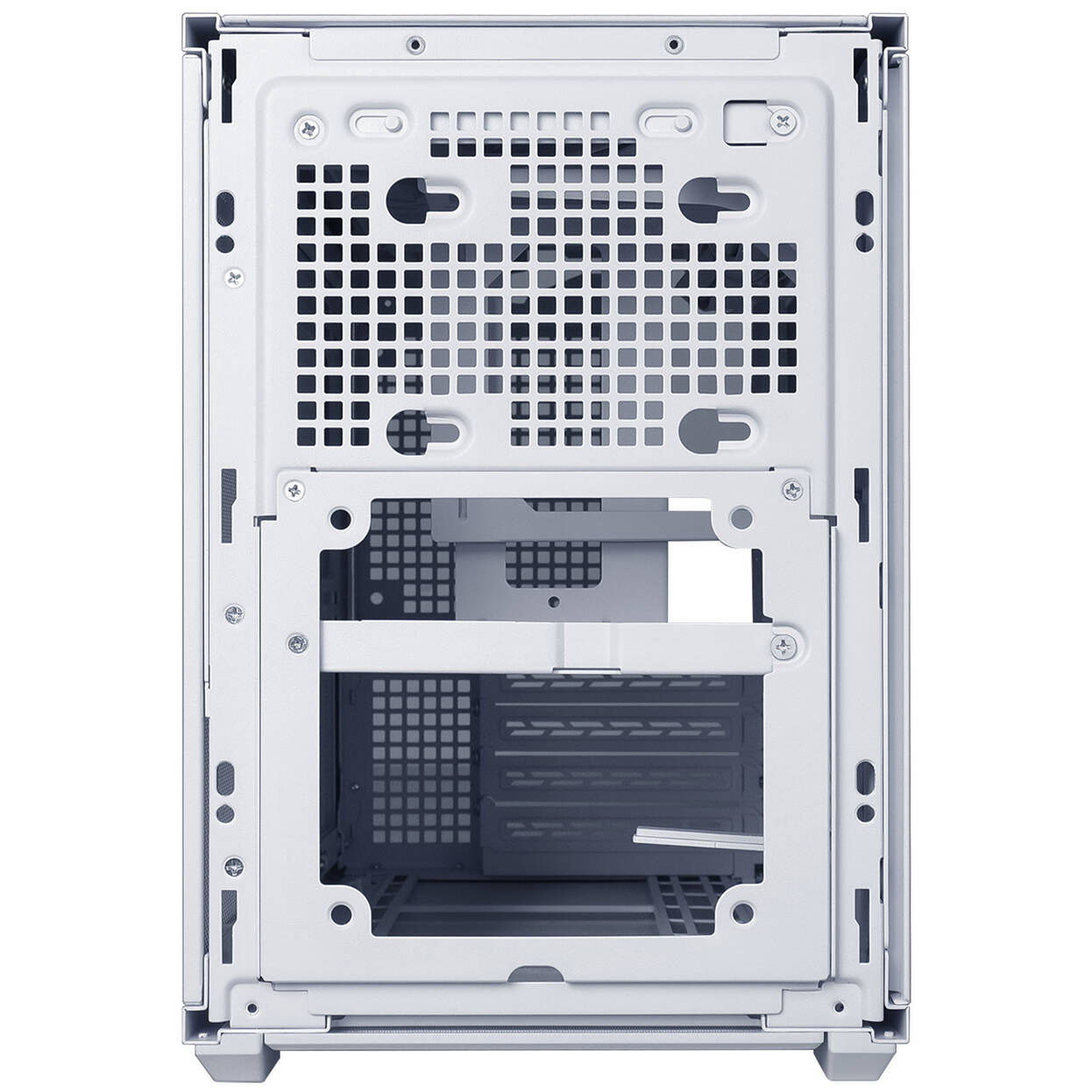 Lian Li DAN Cases B4 Wood Edition PC Case, Micro-ATX - Beech, White