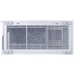 Lian Li DAN Cases B4 Wood Edition PC Case, Micro-ATX - Beech, White