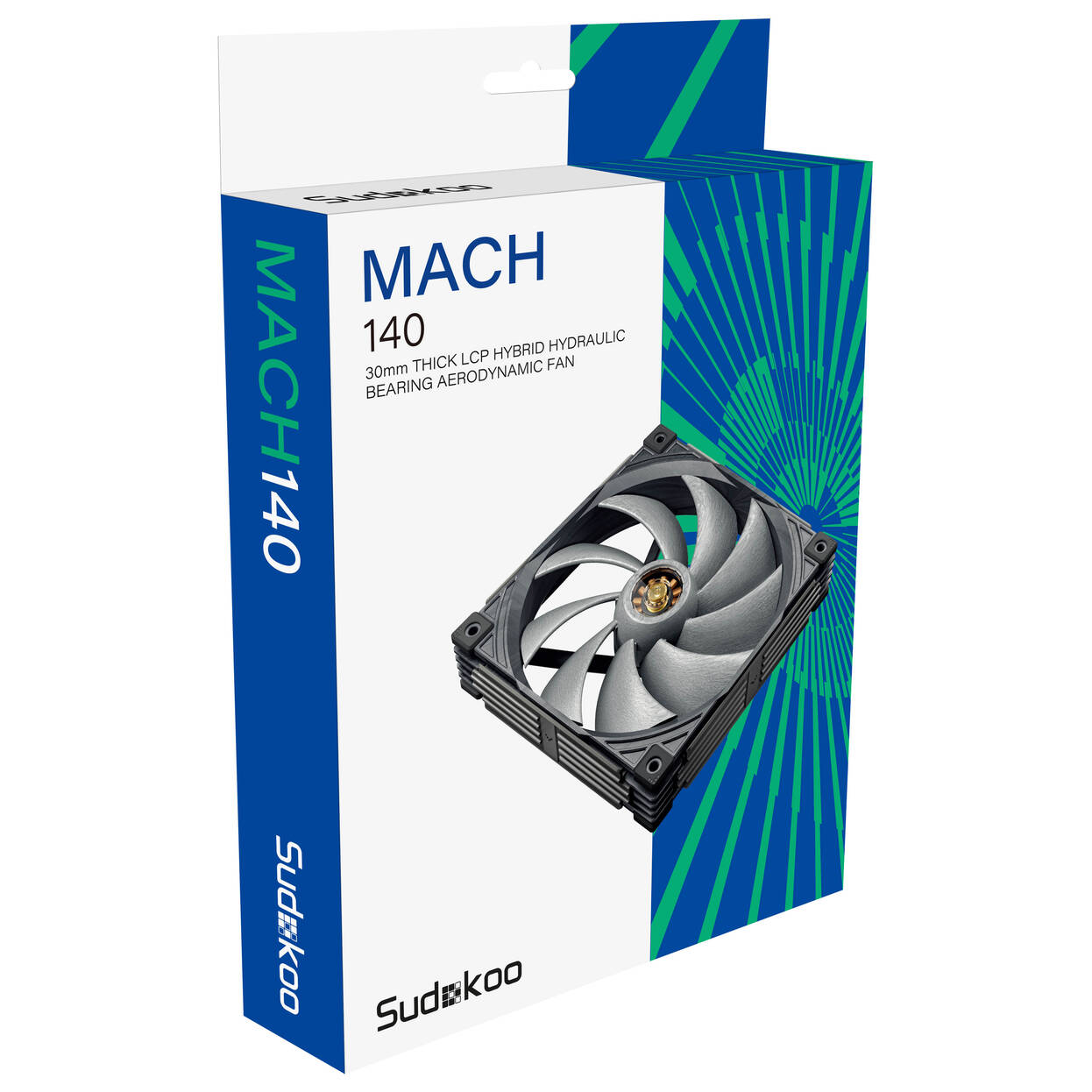 Sudokoo Mach140 PWM Fan - 140mm, black