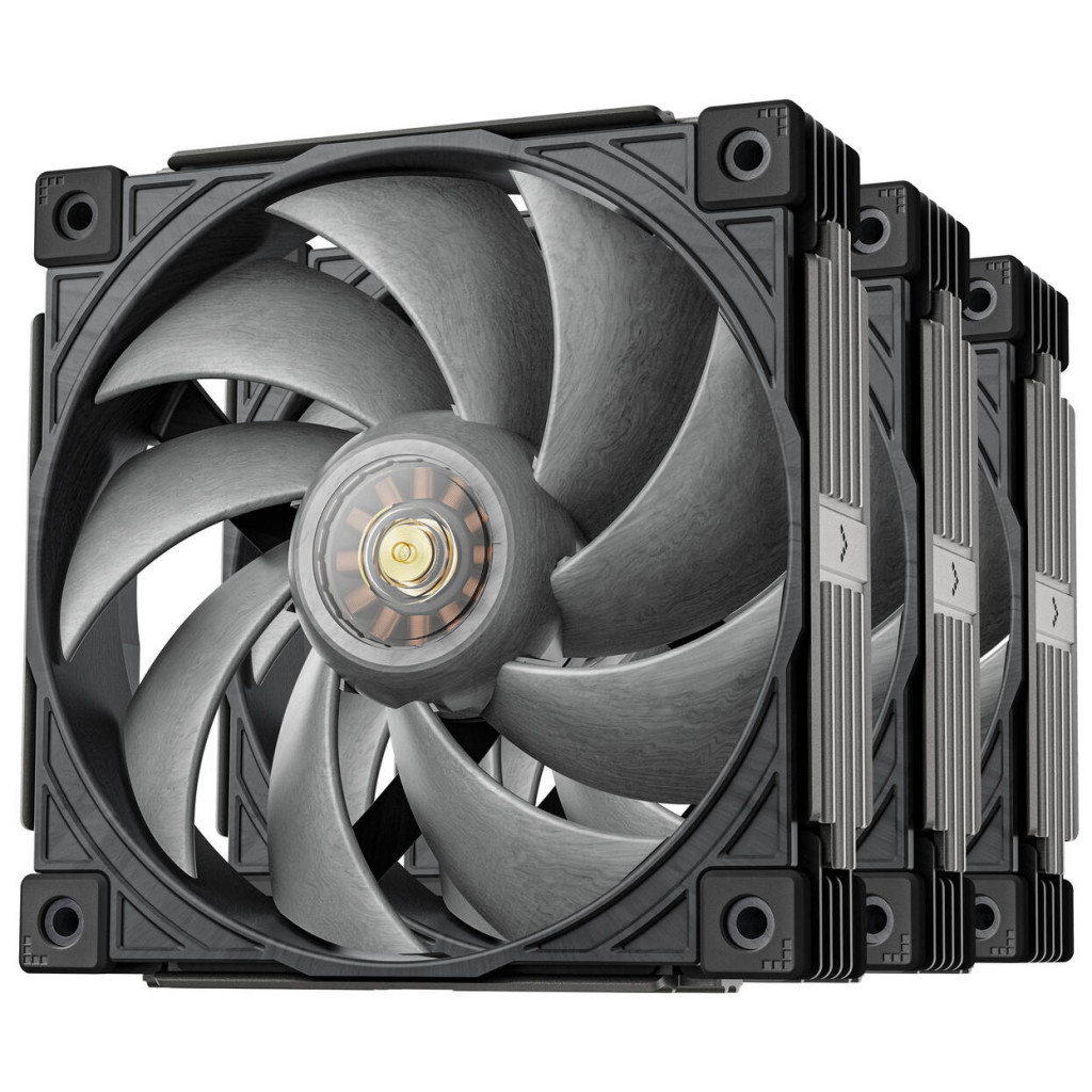 Sudokoo Mach120 PWM Fan - 3-Pack, 120mm, black
