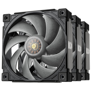 Sudokoo Mach120 PWM Fan - 3-Pack, 120mm, black