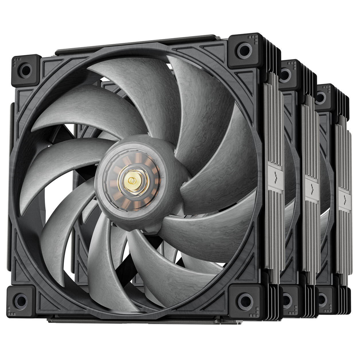 Sudokoo Mach120 PWM Fan - 3-Pack, 120mm, black