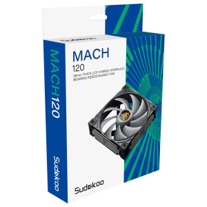 Sudokoo Mach120 PWM Fan - 120mm, black