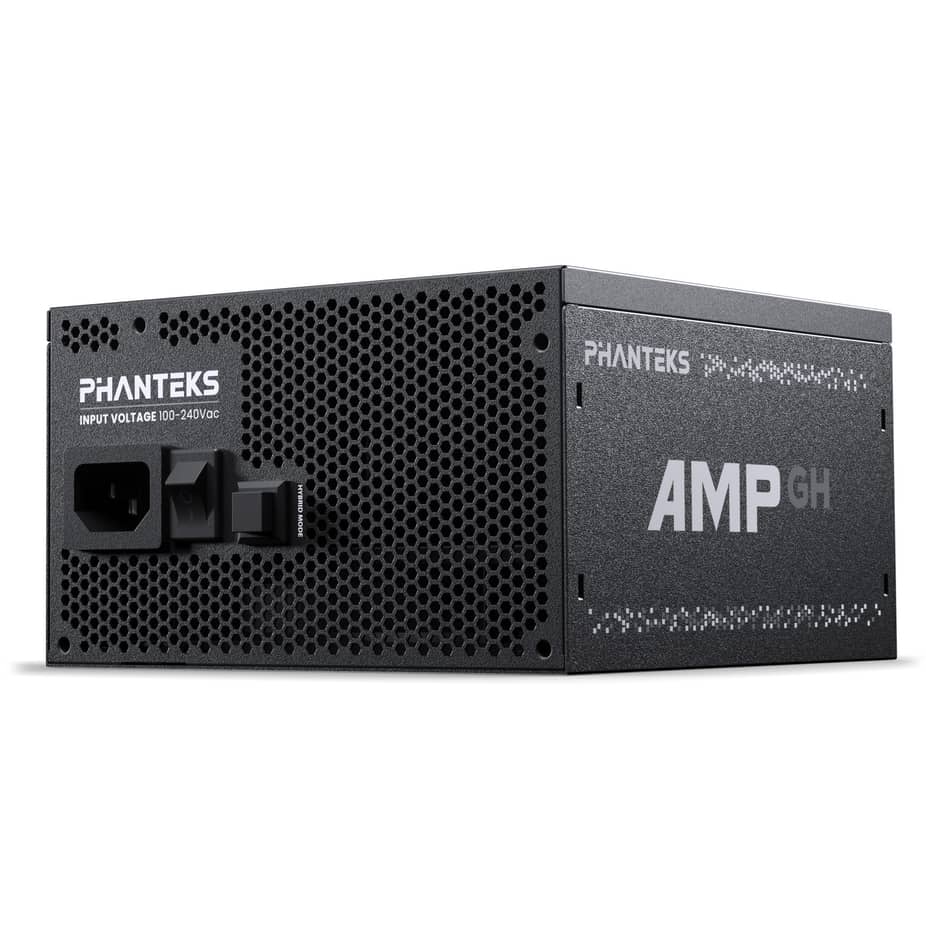Phanteks AMP GH 750W ATX 3.1 PCIe 5.1 80 Plus Gold Modular Power Supply - Black