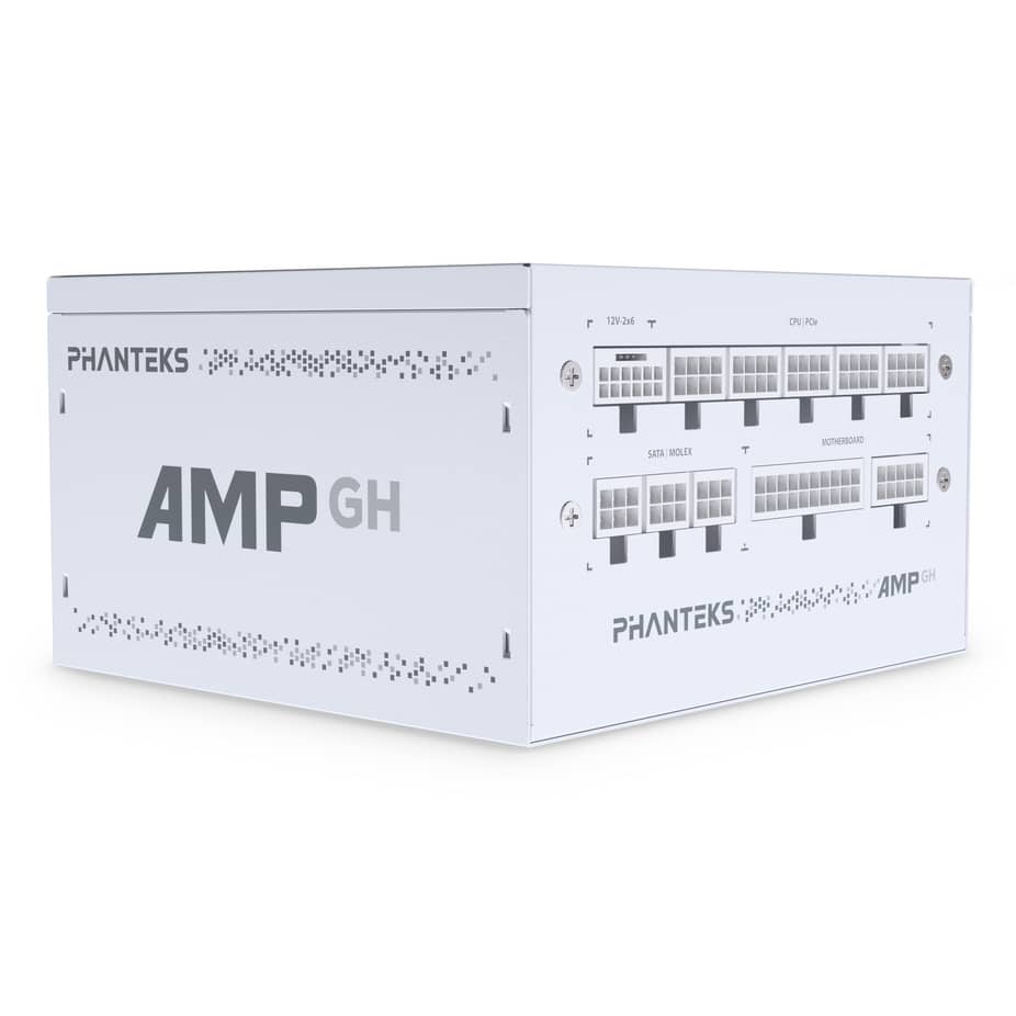 Phanteks AMP GH 750W ATX 3.1 PCIe 5.1 80 Plus Gold Modular Power Supply - White : image 3