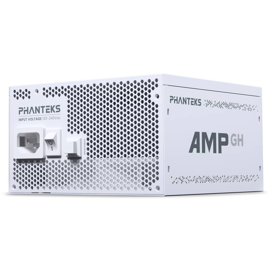 Phanteks AMP GH 750W ATX 3.1 PCIe 5.1 80 Plus Gold Modular Power Supply - White : image 4