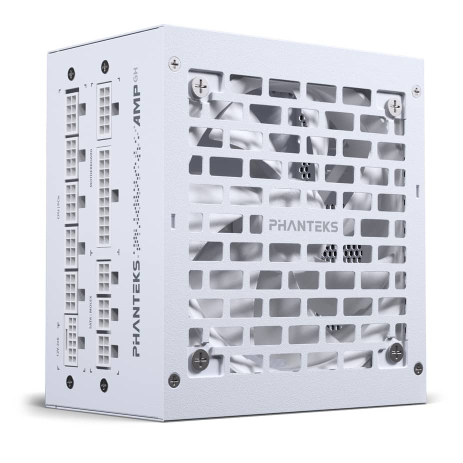 Phanteks AMP GH 850W ATX 3.1 PCIe 5.1 80 Plus Gold Modular Power Supply - White : image 1