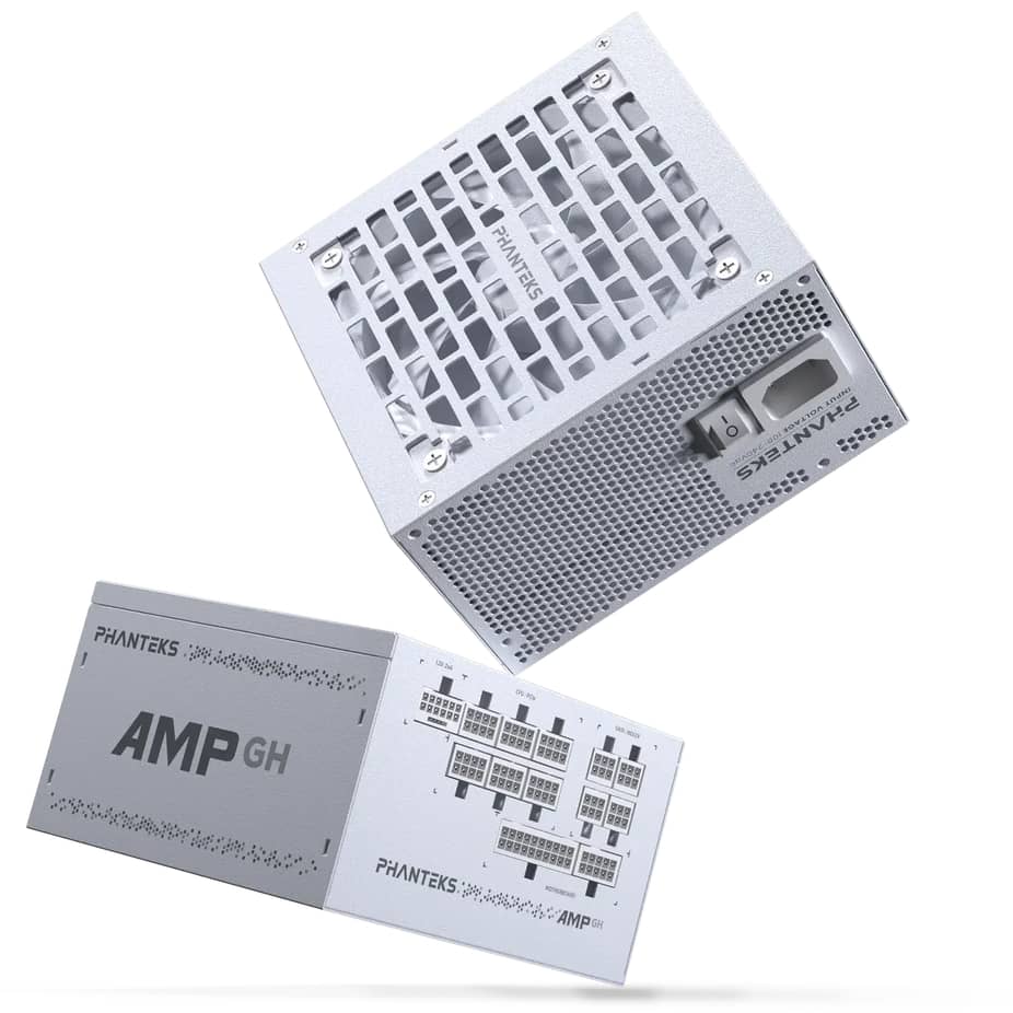 Phanteks AMP GH 1000W V2 ATX 3.1 PCIe 5.1 80 Plus Platinum Modular Power Supply - White : image 4