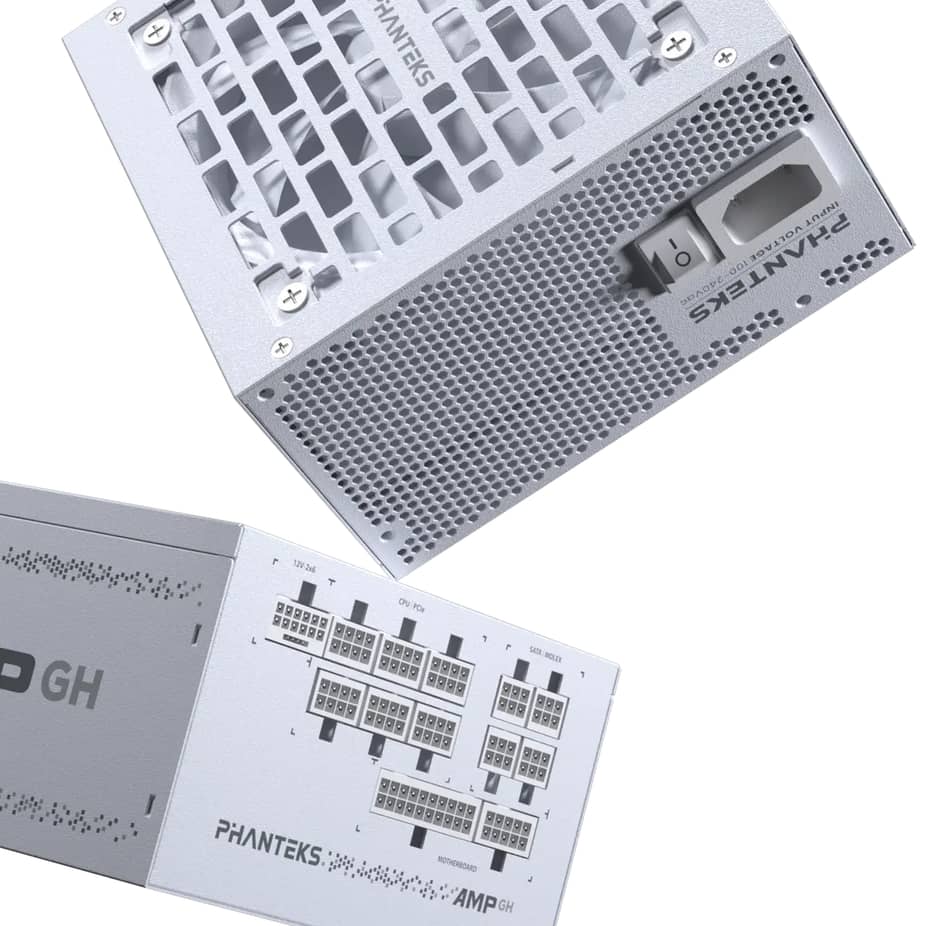 Phanteks AMP GH 1000W V2 ATX 3.1 PCIe 5.1 80 Plus Platinum Modular Power Supply - White : image 5