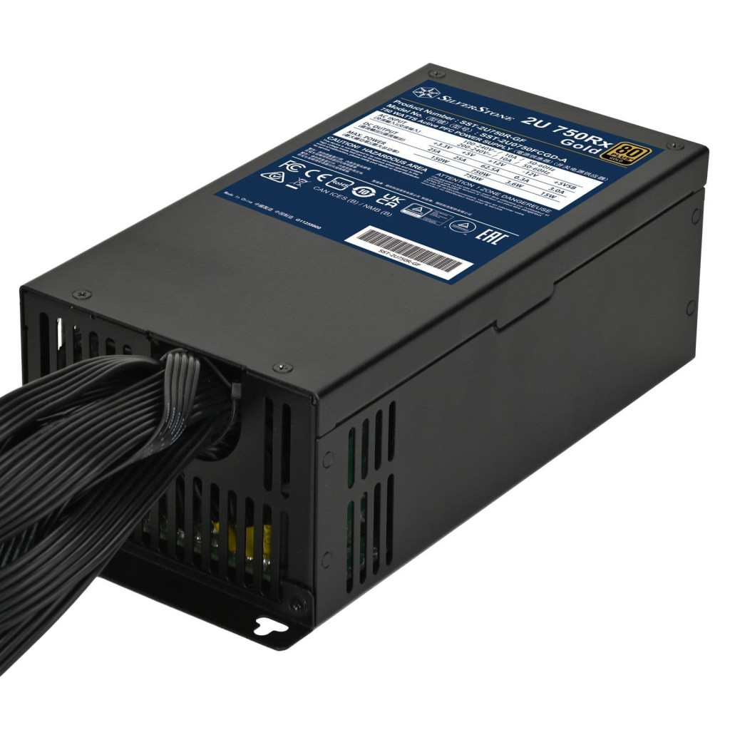 Silverstone 2U 750Rx 80Plus Gold Power Supply : image 2