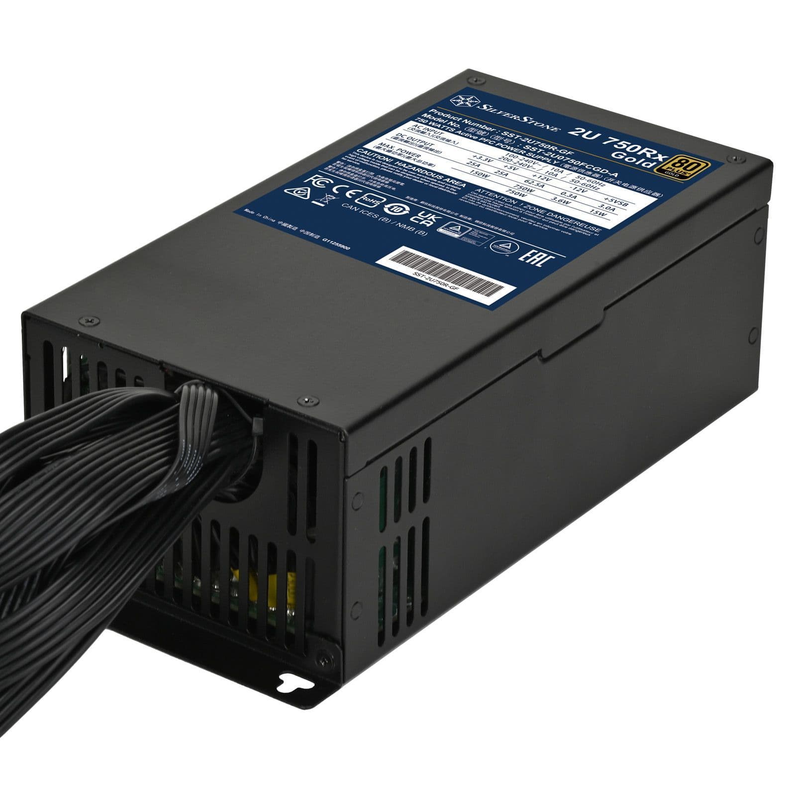 Silverstone 2U 750Rx 80Plus Gold Power Supply : image 2