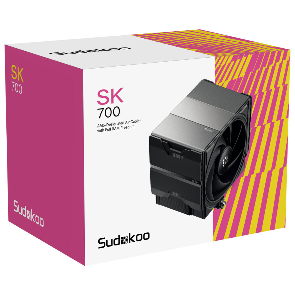 Sudokoo SK700 CPU Cooler - 120mm, black