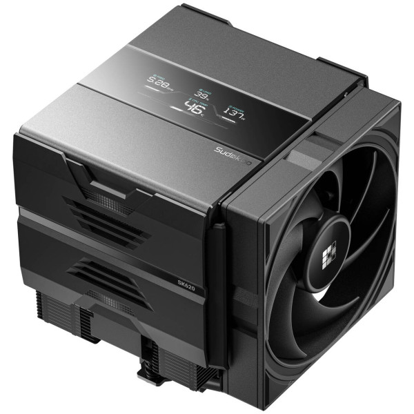 Sudokoo SK620V CPU Cooler, Dual Tower – 2x 120mm, black