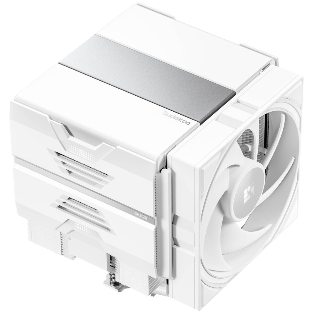 Sudokoo SK620 CPU Cooler, Dual Tower - 2x 120mm, white