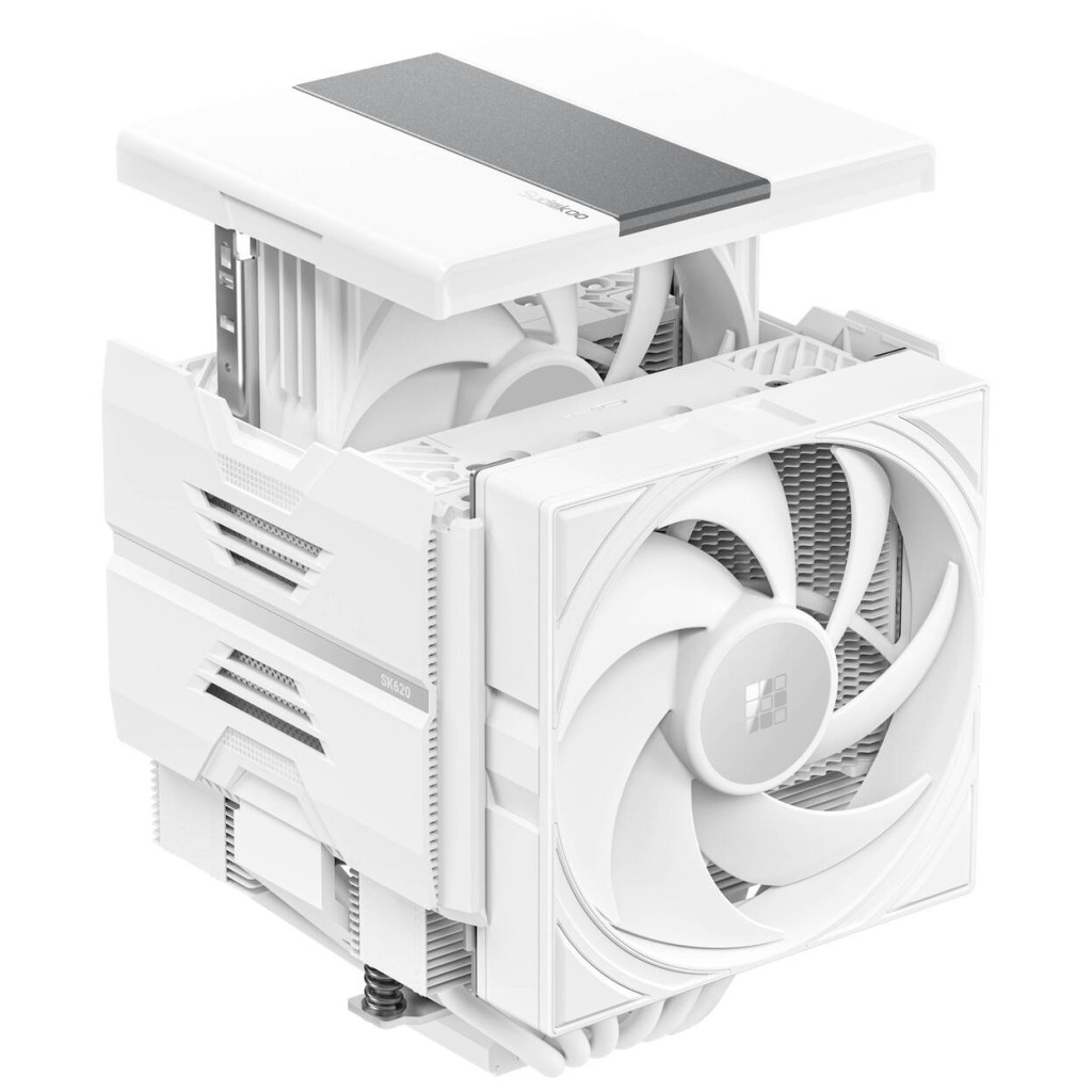 Sudokoo SK620 CPU Cooler, Dual Tower - 2x 120mm, white