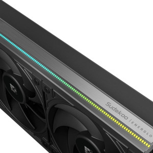 Sudokoo Energlo 360 AiO Water Cooling, LCD Display, ARGB - 360mm, Black