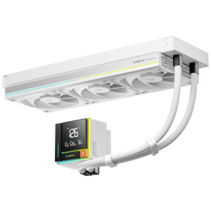 Sudokoo Energlo 360 AiO Water Cooling, LCD Display, ARGB - 360mm, white