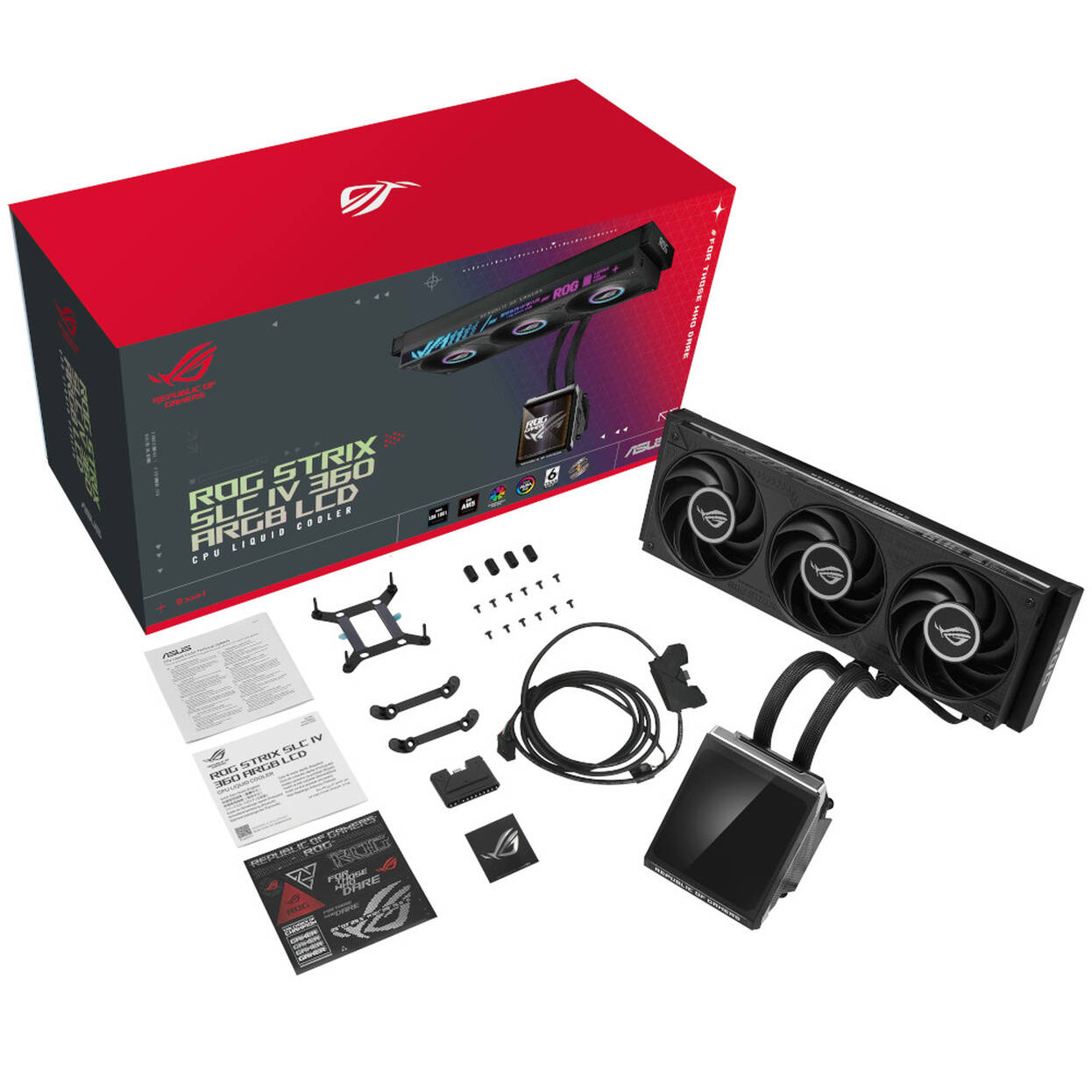 Asus ROG STRIX SLC IV 360 ARGB LCD AiO Water Cooling - 360mm, black