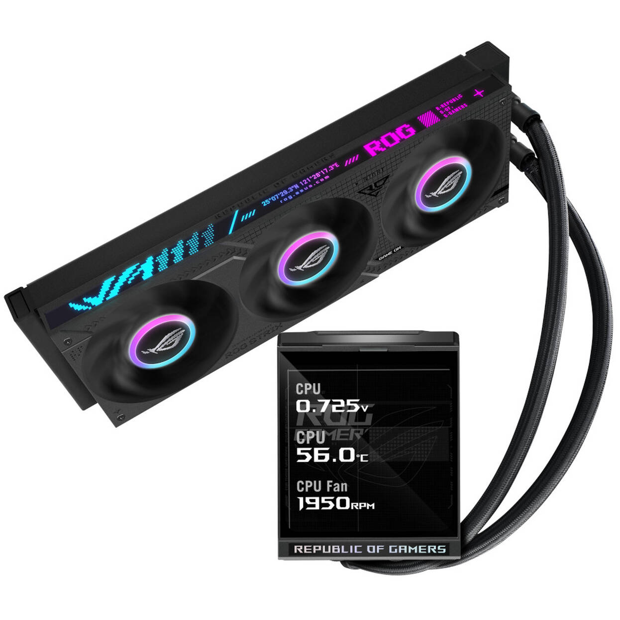 Asus ROG STRIX LC IV 360 ARGB LCD AiO Water Cooling - 360mm, black