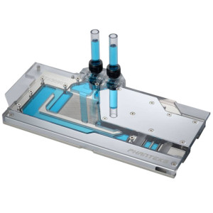 Phanteks Glacier RTX 3090Ti ASUS Graphics Card Water Block with Backplate - Chrome