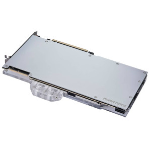 Phanteks Glacier RTX 3090Ti ASUS Graphics Card Water Block with Backplate - Chrome