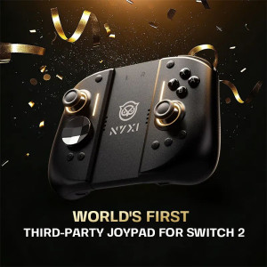 NYXI Hyperion 3 Switch 2 Wireless Hall-Effect Modular JoyPad - Black : image 9