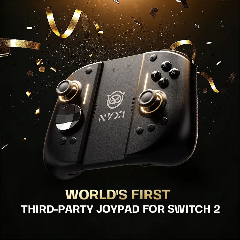 NYXI Hyperion 3 Switch 2 Wireless Hall-Effect Modular JoyPad - Black : image 9