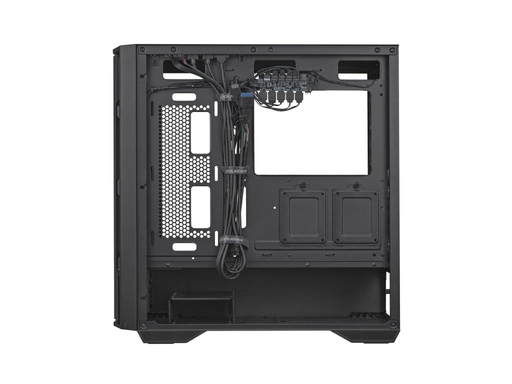 Cougar Uniface RGB Mid Tower Black Case with 4 x ARGB Fans