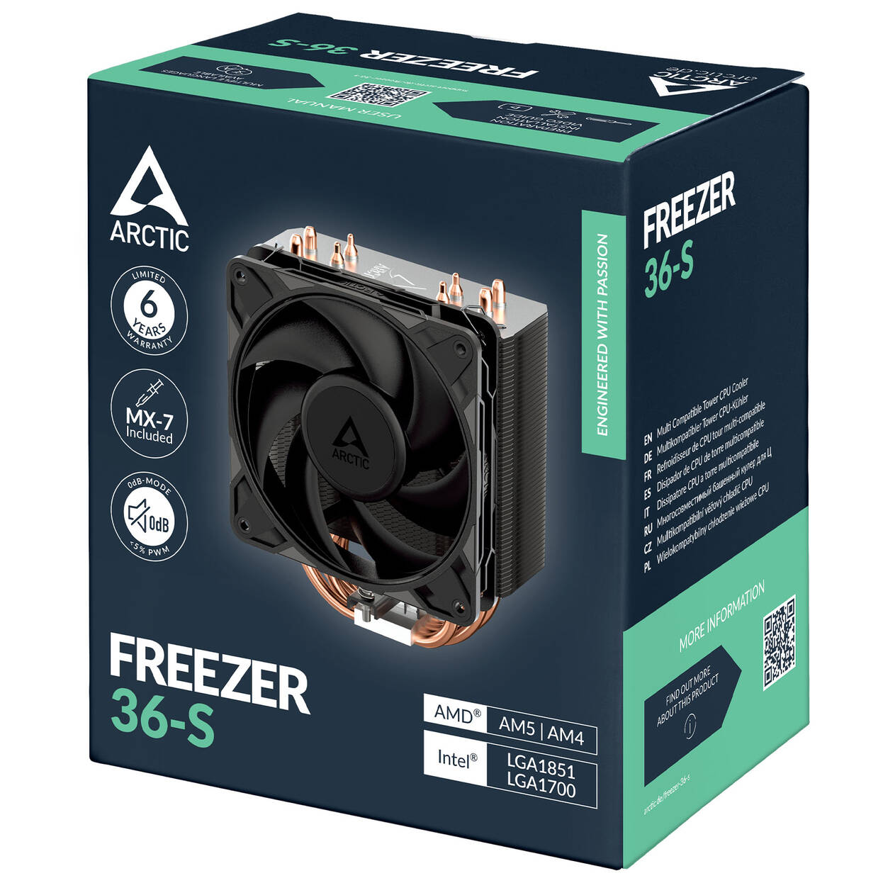 Arctic Freezer 36-S CPU Cooler - black/silver : image 7