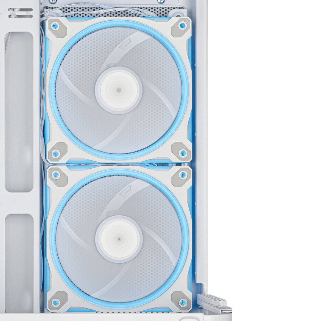 ASUS Prime AP202 ARGB PC Case, Mid Tower, mATX, ARGB, Tempered Glass - white : image 11