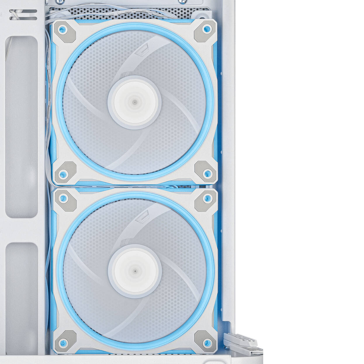 ASUS Prime AP202 ARGB PC Case, Mid Tower, mATX, ARGB, Tempered Glass - white : image 11