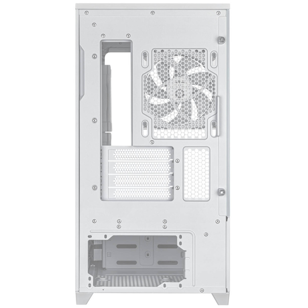 ASUS Prime AP202 ARGB PC Case, Mid Tower, mATX, ARGB, Tempered Glass - white : image 8