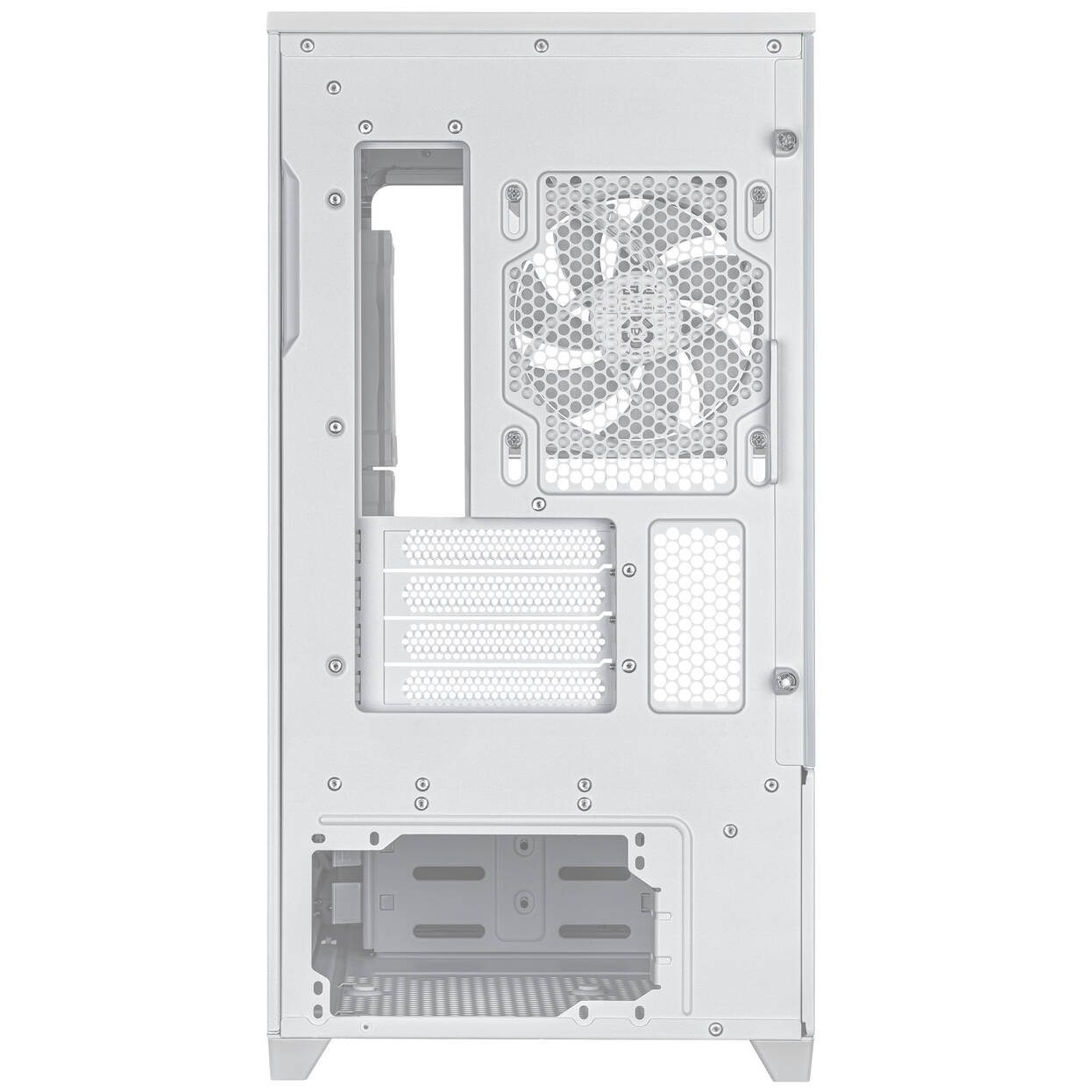 ASUS Prime AP202 ARGB PC Case, Mid Tower, mATX, ARGB, Tempered Glass - white : image 8