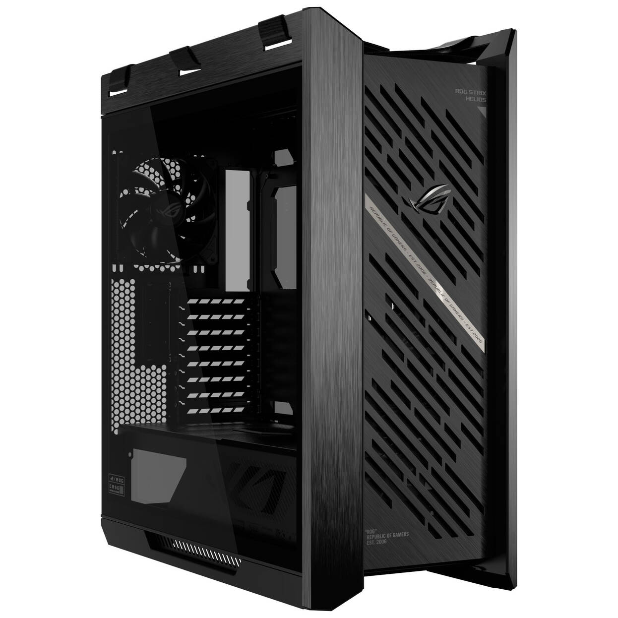 ASUS ROG Strix Helios II GX601S PC Case, Mid Tower, E-ATX, Tempered Glass, RGB - black : image 2