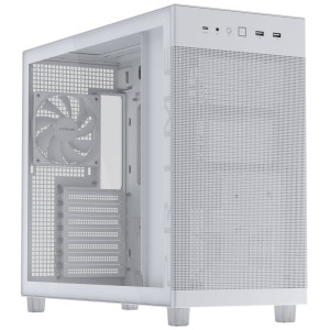 ASUS Prime AP303 PC Case, Mid Tower, ATX, Tempered Glass - White : image 2
